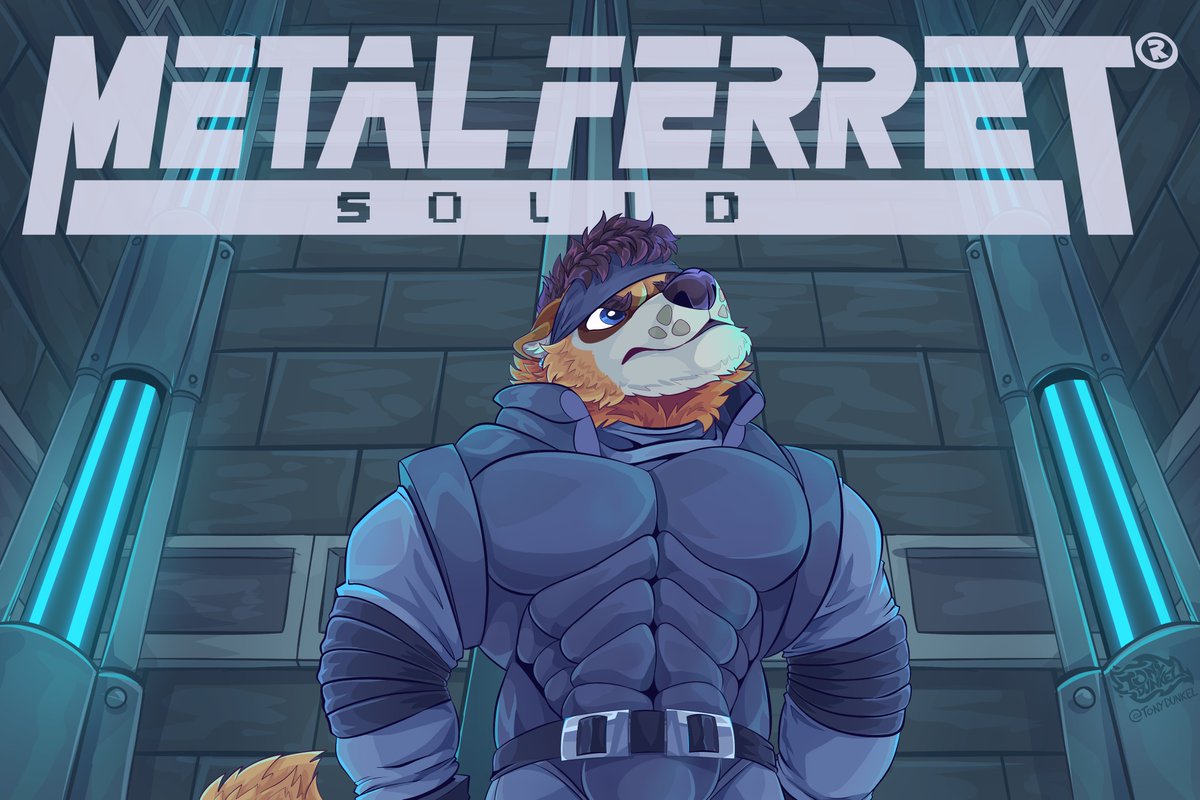 Snake... SNAAAAAAKE! METAL FERRET SOLID! Commission for Zaran!