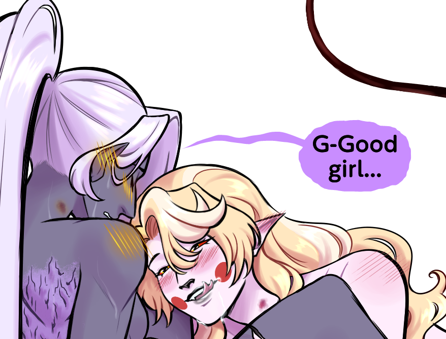 LazuliBarbara's tweet image. Charlie wanted to make sure her girl is spoiled for Lesbian Visibility Week (full image in replies)
#chaggie #hazbinhotel