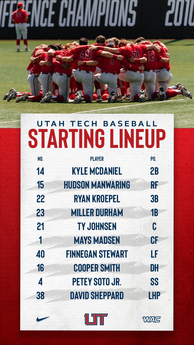 Utah Tech Baseball tweet media