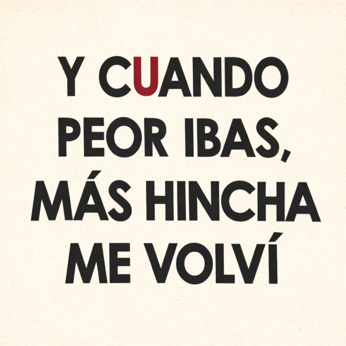 Este miércoles presentes en casa porque así lo manda nuestra historia, nuestro club, nuestro escudo, nuestra camiseta y nosotros, los verdaderos hinchas. 👊