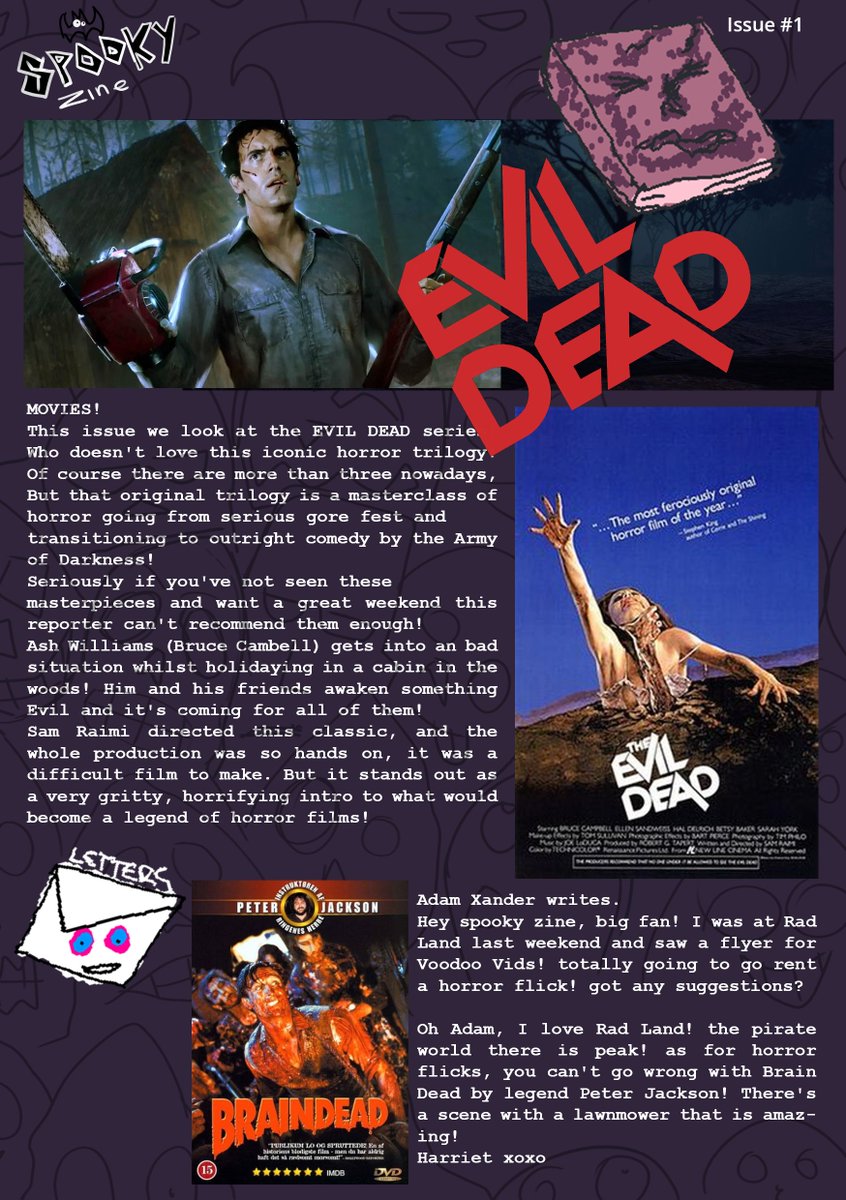 V00d00Vids's tweet image. Check out issue 1 of the Spooky Zine!
Alice and Harriet are here to give you the latest hot topics! 
#newgrounds #voodoovids #lore #zine
visit Newgrounds for more!
voodoovids.newgrounds.com