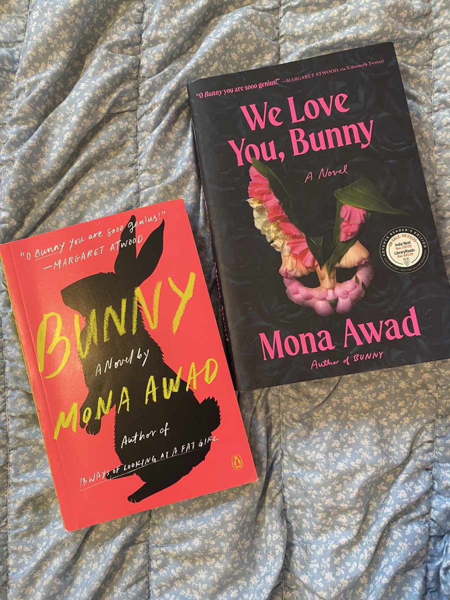 sweetenedjulia's tweet image. I love Bunny so much! Does anyone have similar book recommendations? 
#bunny #booklover #monaawad