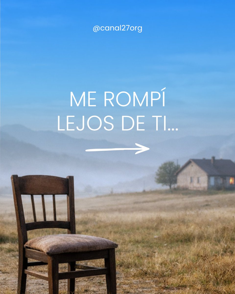 canal27org's tweet photo. A veces no es que Dios esté lejos… es que nos fuimos sin darnos cuenta. 💔

Hoy puede ser el día para volver a Su amor. 🤍

👉 Si este mensaje tocó su corazón, escríbalo en los comentarios y compártalo con alguien que necesite recordarlo.

#DiosEsAmor #VolverADios #FeEnDios https://t.co/iXfCL5W9iQ
