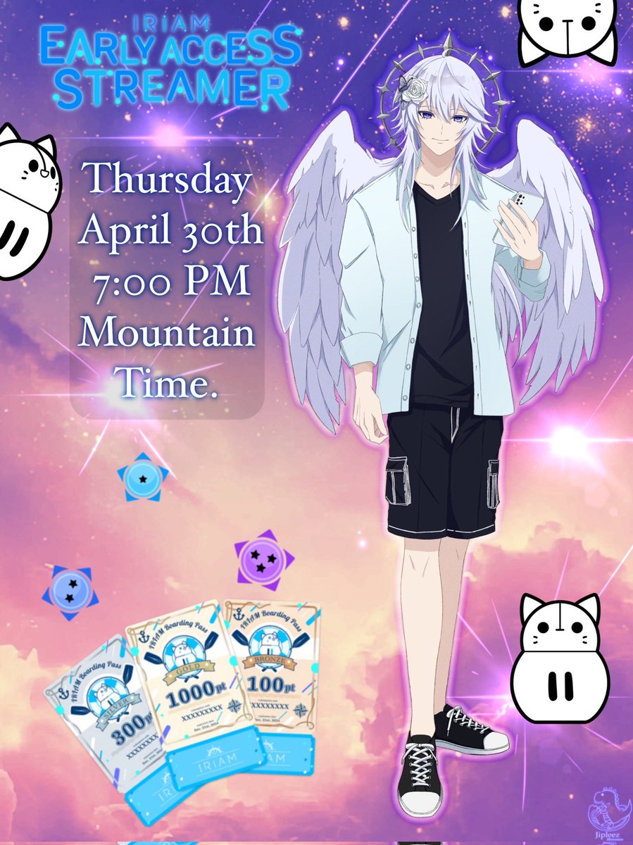 kasuga_vtuber's tweet photo. Your one and only Celestial Seraphim has finally descended and wants to meet YOU all on #IRIAM 🤍
Thank you everyone for your HARD WORK on achieving the GOALS!
I look forward to meeting and seeing you all on April 30th! 🤍
#JumpOnIRIAM #EarlyAccessStreamer
Credits: @DinoMellow https://t.co/Zfw0kg2wAd