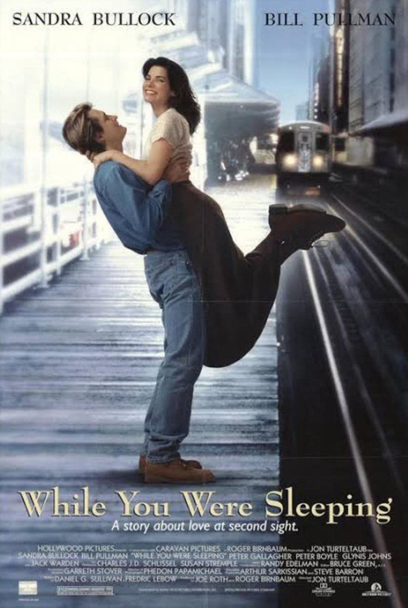 landofthe80s's tweet image. On this date in 1995, “While You Were Sleeping” starring Sandra Bullock &amp;amp; Bill Pullman debuted in theaters. #90s