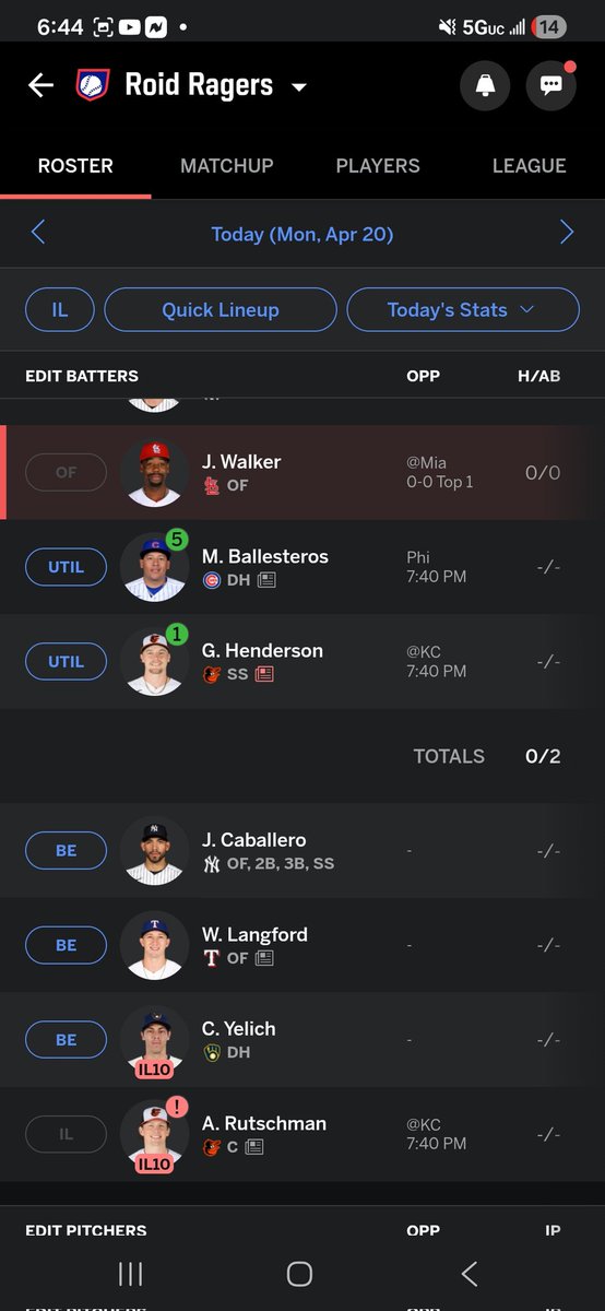 Droc008's tweet photo. @toomuchtuma 10 team 12 cat.  I have Max Muncy from the A'S  would you favor J. Jung or Jose Fernandez over him for avg ,hr, rbi ? https://t.co/OZlMGP5hqQ
