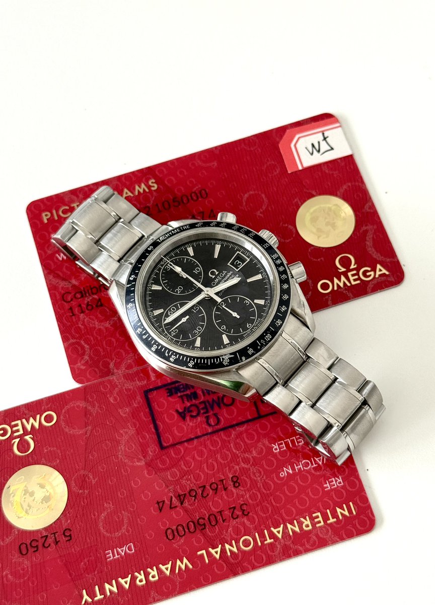 Watchalezsp's tweet image. Omega Speedmaster 3210.50 con caja de 40mm de diámetro, el daily watch perfecto. Puedes conseguir esta magnífica pieza con su documentación por tan solo 2300€. 
#Omega #Speedmaster #watch #automatic #chronograph