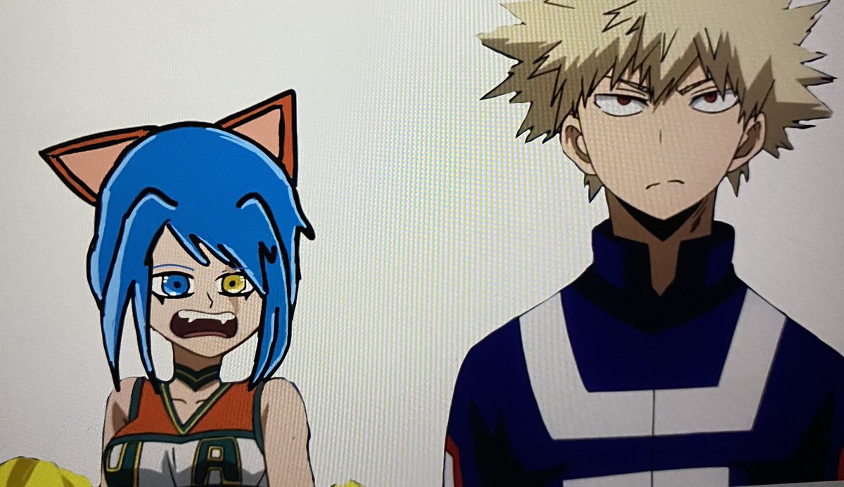 “Happy birthday to me, ignore the fatass next to me she the new extra or whatever the fuck she is” 

✨crimsonstar!✨
The fatass Baku mentioned is my 
Oc:  
@/FlameOfKitsune