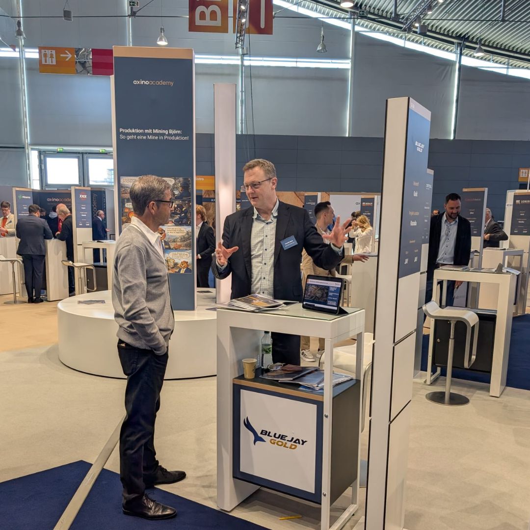 BlueJayGoldCorp's tweet image. Great conversations at #Invest2026 in Stuttgart.

Thank you to those who met with the #BlueJayGold team! We look forward to sharing updates as we move projects forward.

Don’t forget to follow us here 👉 @BlueJayGoldCorp 

#mining #gold #investing