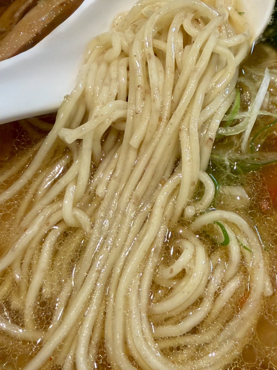 麺処 秋もと@市ヶ尾

塩らーめん(細麺)☆

熱々なのにカツオの香り♪

ムチっとした喉越しの良い細麺を啜るたびに、その良い香りがフワッと抜けていくメチャ美味な一杯♪

食べ進むにつれ､スープがドンドン厚みを増していくね!!

肉飯☆

ジューシーなお肉と香ばしいタレで美味しい白米を食べる丼♪