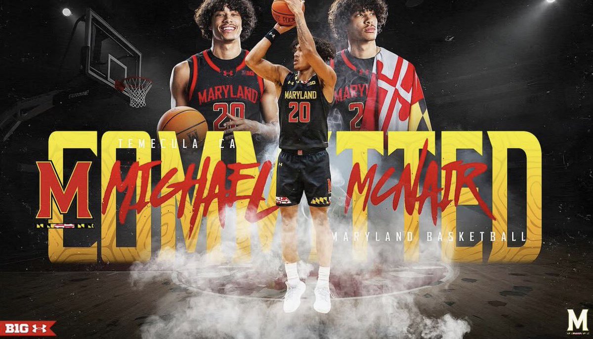 TurtleSportsNet's tweet photo. Welcome in who seems to be the final addition from the portal.

@mikee_mcnair 6’5” guard from Boston University

44.4% from 3 on seven attempts/game.

Terps get their high volume shooter and have one of the best classes in the nation.

Should’ve gotten us while we were down. https://t.co/0R4y0pW5ex