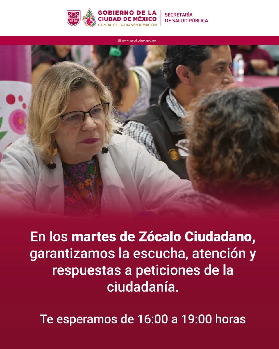 Secretaría de Salud Pública de la Ciudad de México tweet media