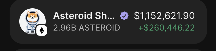 Giving away $1000 $ASTEROID to 5 followers💲

To enter:
- Follow <a href="/KaikoHQ/">KAIKO (🐵,🍌) | legend.eth</a> 🔔
- Drop your $ETH addy👇🏻
- Like &amp; retweet ✔️

5x winners ($200 each) ~ 24 hours⏳