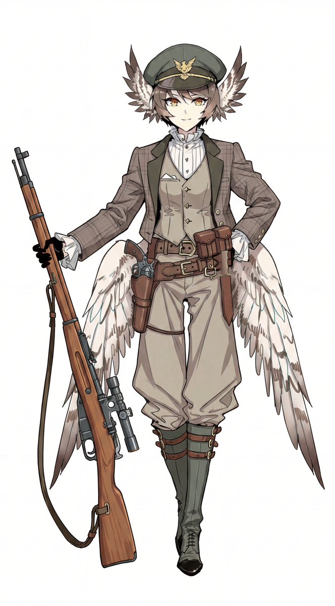 デザイン案 タカさん狩人 