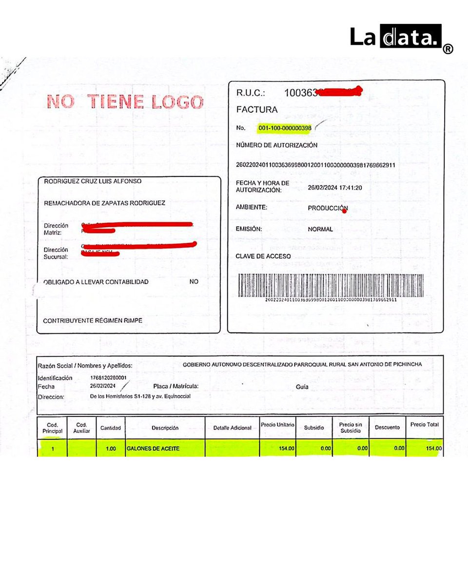 ladataec's tweet image. #Tendencia  ¡200% de sobreprecio! Denuncias advierten que meten la mano en el bolsillo de los ecuatorianos el GAD de San Antonio de Pichincha 

El GAD de San Antonio de Pichincha, presidido por Verónica Cevallos, enfrenta fuertes cuestionamientos tras denuncias que alertan sobre