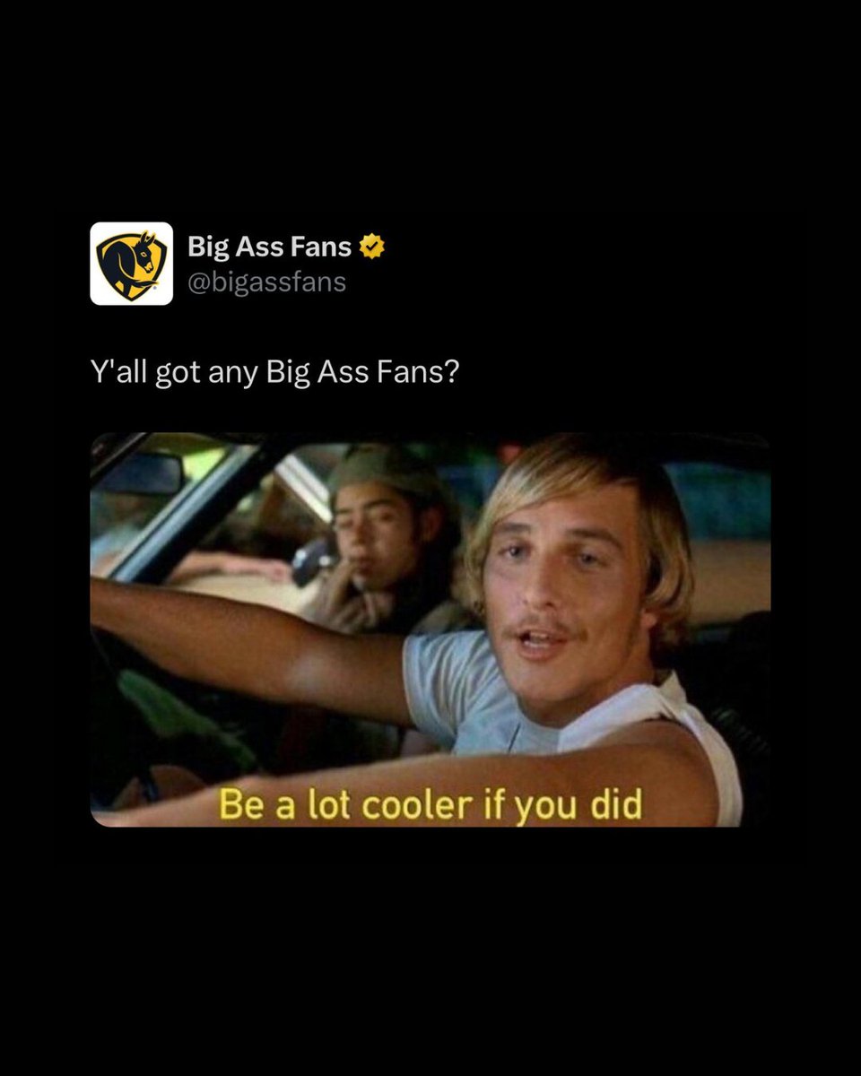 bigassfans's tweet photo. We're just saying... 😏 https://t.co/kL43KVkucW