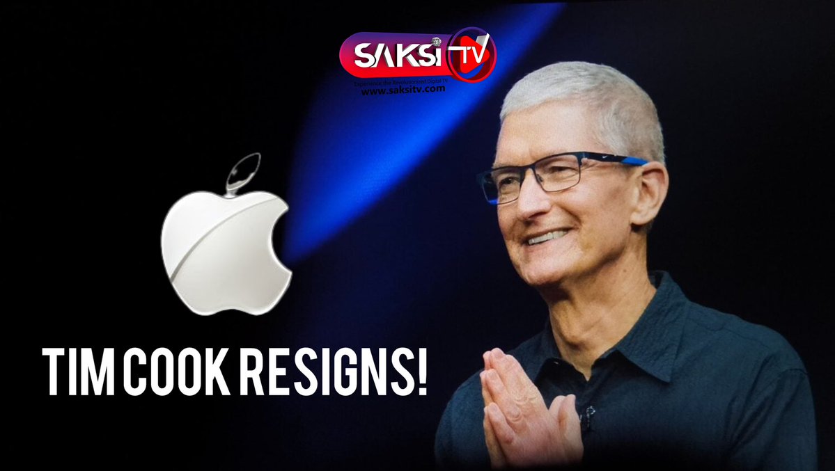 SaksiTVOfficial's tweet image. #Apple #CEO #TimCook to step down after more than a decade! - Saksi TV 

saksitv.com/share/current-…