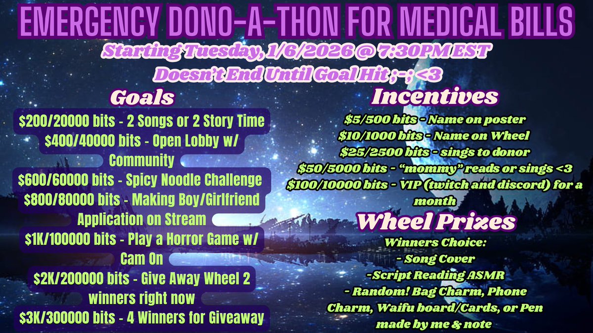 Medical Bills Dono-a-thon Day 30 - SURPRISE! YAPYAP w/ @n1njagamr @vizien <3

Testing my iphone with my Vtuber - Live Right Now

twitch.tv/p33katchuwu