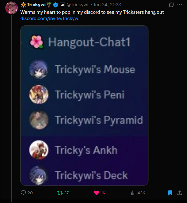 So Nephy was talking about how people in her discord changed their ...