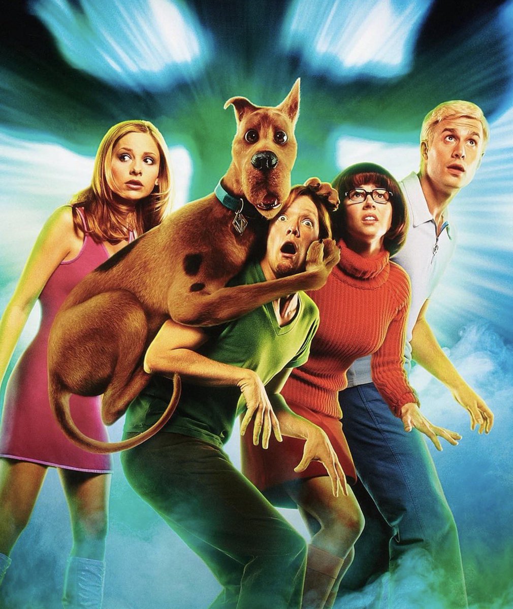 Comic__Official's tweet photo. A newly shared photo shows the cast of Netflix’s live-action Scooby-Doo series together for the first time 🐕

-McKenna Grace as Daphne
-Tanner Hagen as Shaggy
-Maxwell Jenkins as Fred
-Abby Ryder Forston as Velma https://t.co/weiHfdIfWv