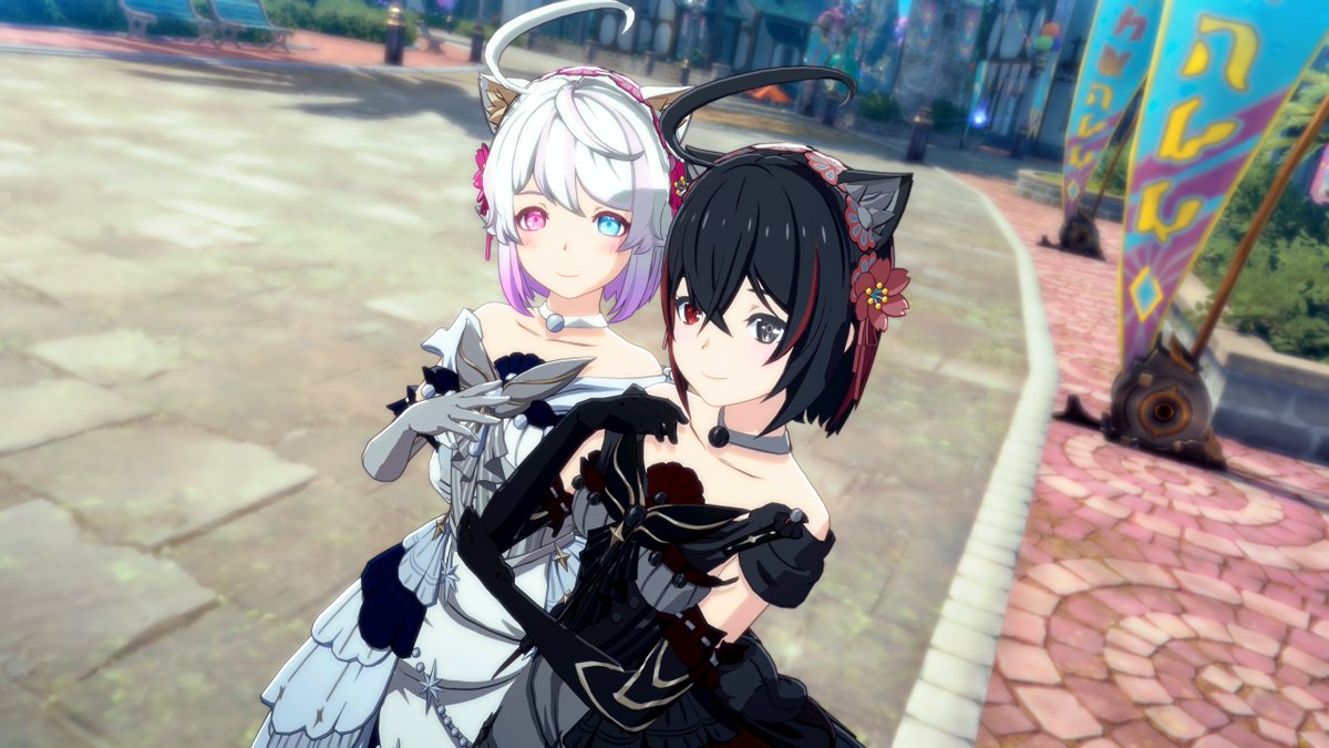 はるるさんの後ろ髪と瞳が同じに・・！
どれも似合いますね・・！
#スタレゾSS #とるるSS