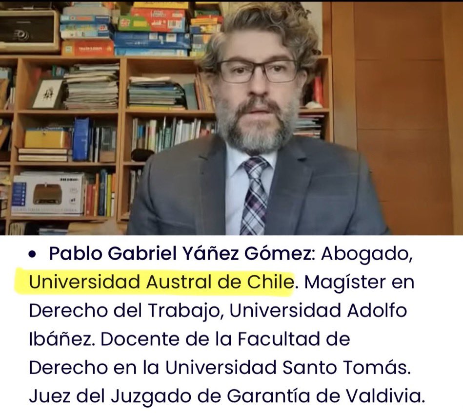 ¿PUERTAS GIRATORIAS EN LA JUSTICIA?

Caso Lincolao: juez que dejó libres a los agresores… tiene vínculos directos con la UACH.
Exalumno. Exdocente.

Chile observa cómo las líneas entre justicia y redes de poder se vuelven cada vez más difusas

¿Quién fiscaliza a los que deciden?