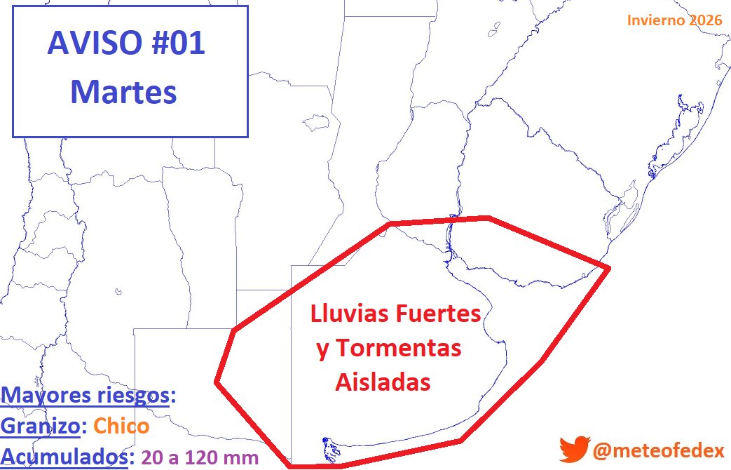 MeteoFedex's tweet photo. #Tormenta MARTES | La temporada de tormentas llega a su final. Suelen ser menos frecuentes y menos intensas, pero no por eso menos lluviosas. Esperamos otro sistema de lluvias persistentes sobre el centro de Buenos Aires. Pueden pasar los +100 mm.  

#AMBA con acumulados bajos! https://t.co/09QVkl9gxx