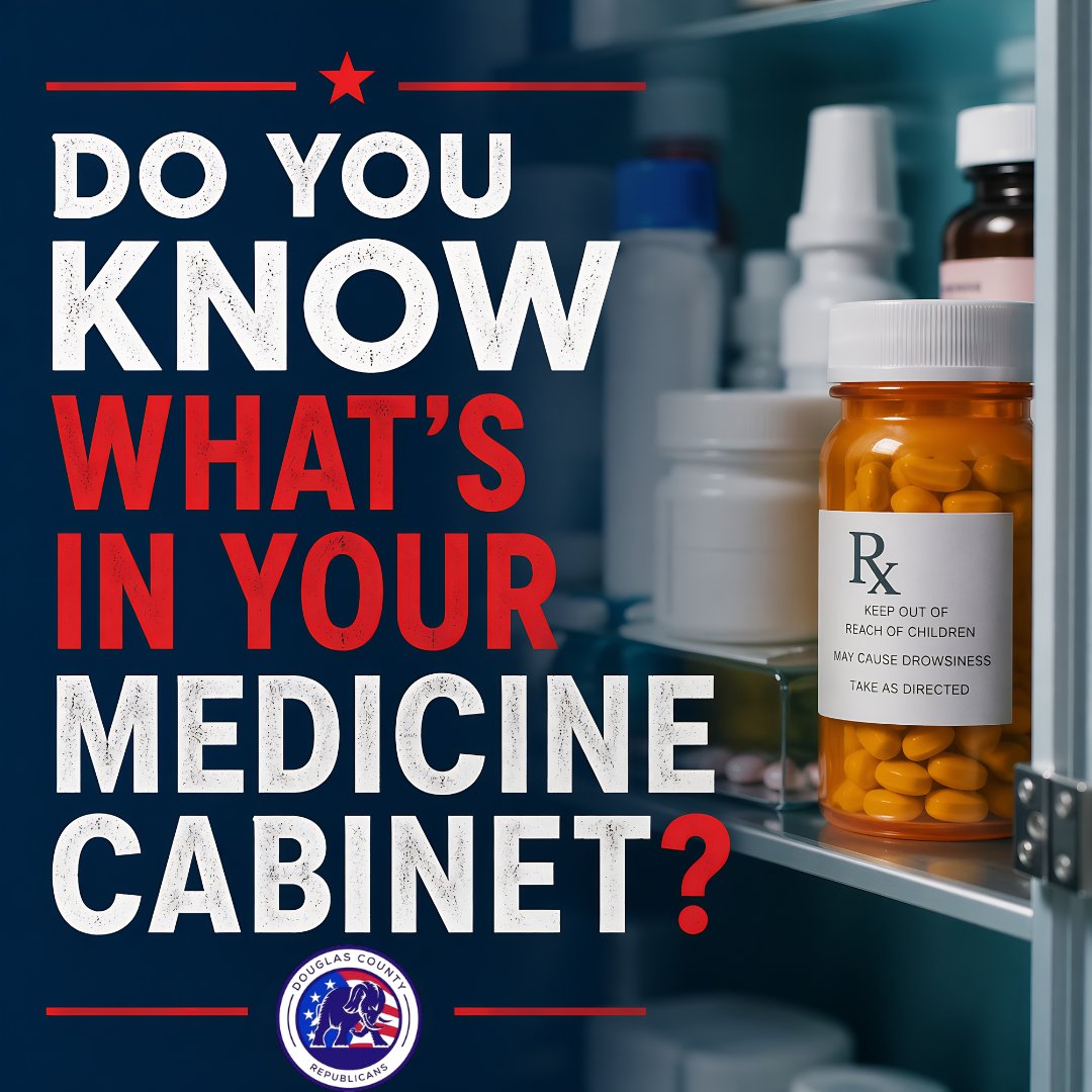 DougCOGOP's tweet image. 💊 Do you know what’s in your medicine cabinet?

This Saturday is National Prescription Drug Take Back Day.

Unused prescriptions are a top source of misuse, often taken from friends or family.

Find a location: dea.gov/takebackday

#TakeBackDay #DrugSafety #Colorado #DCGOP