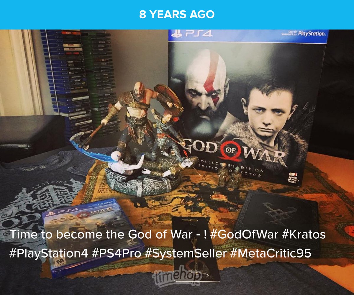 MakgSnake's tweet image. 8 years ago today, I experienced one of the best games ever made. #GodOfWar #PS4 #PS4Pro