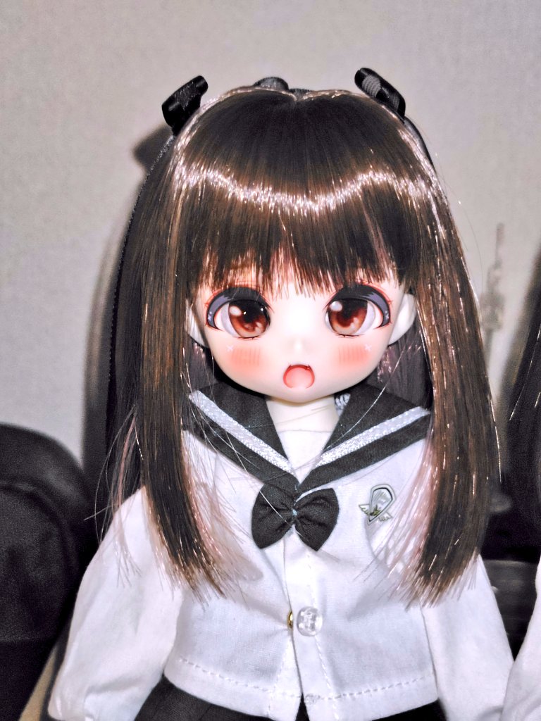 #おはドル 
#アイドール大阪 
#tinyfox 

おはようございます。
少ない戦利品。

またもやりなちゃんウィッグ。
なにぬねこみやさん謹製です。

何故かりなだけウィッグが
定まらないのですよねえ。
今度こそ定着するかな?