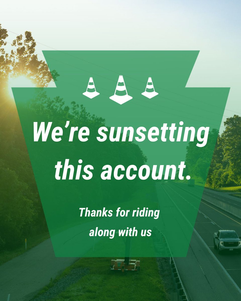 While we won’t be posting or monitoring here anymore, you can always get the latest PA Turnpike travel updates by following <a href="/PATurnpikeAlert/">PA Turnpike Alerts</a>.