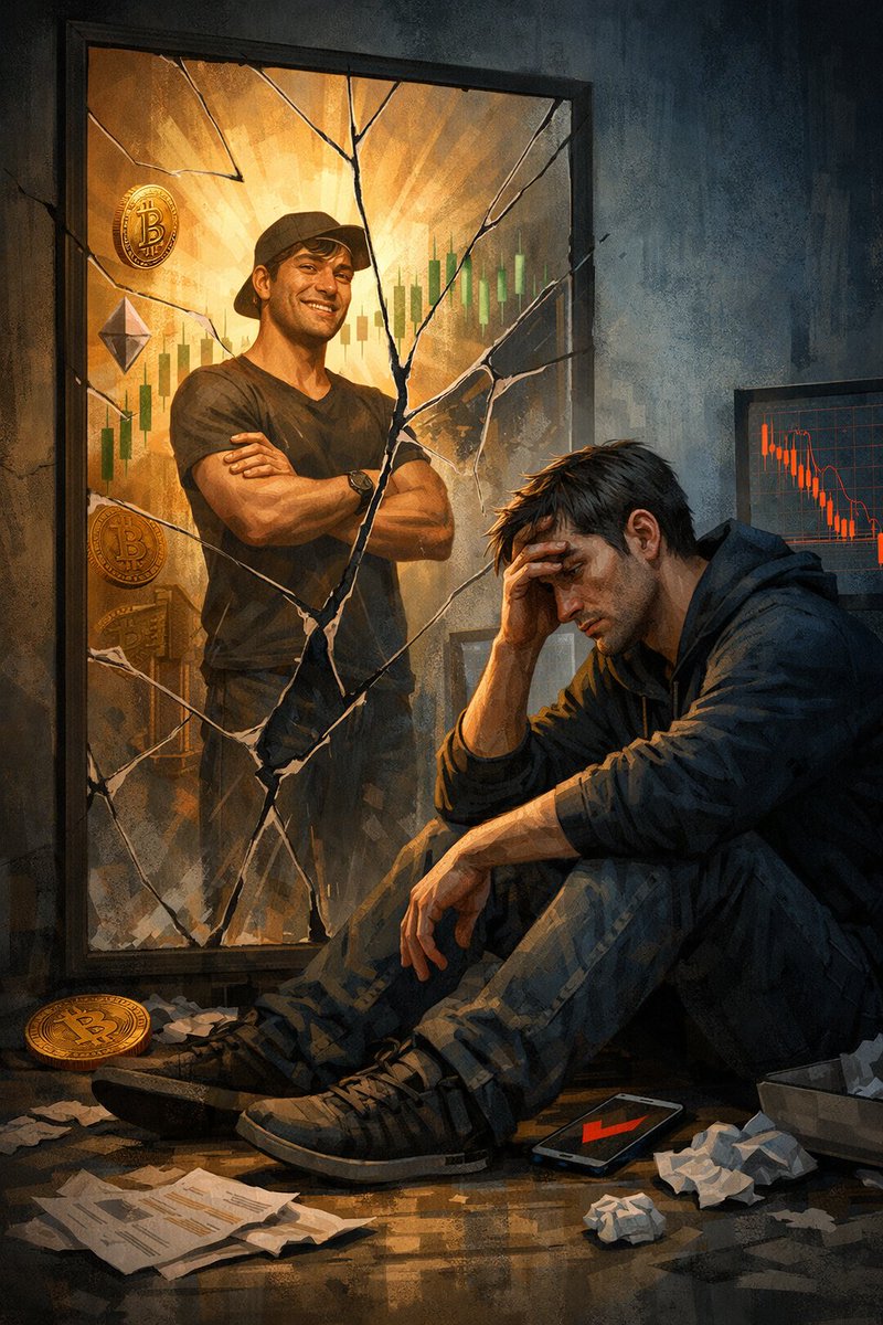priorityxdiamnd's tweet photo. In crypto, sometimes you’re not losing to the market…
you’re losing to who you were yesterday. https://t.co/rZLY0ltTA8