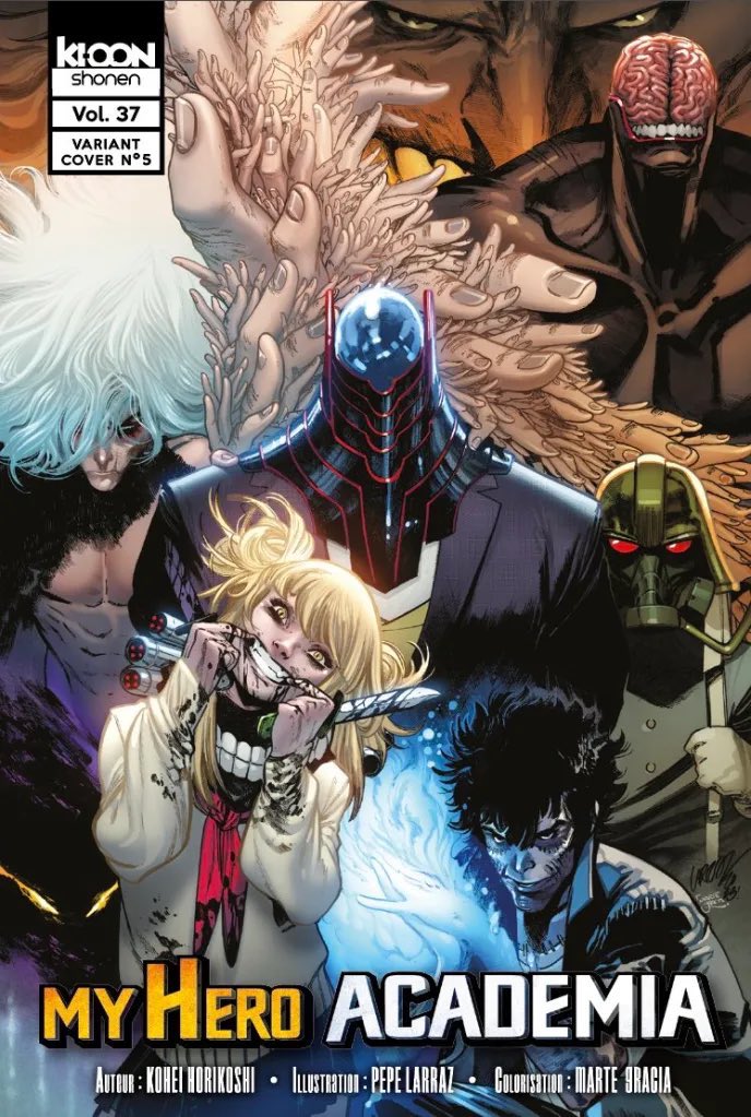 アメコミテイストで描かれたオール･フォー･ワン
マジで俺が求めてたものすぎる