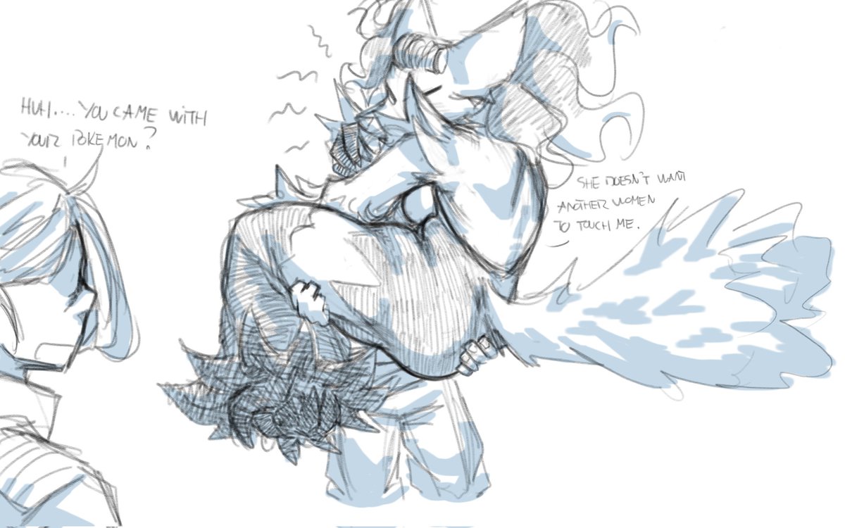 Bastien goes to the doctor (forcefully) with Vix
#delphox