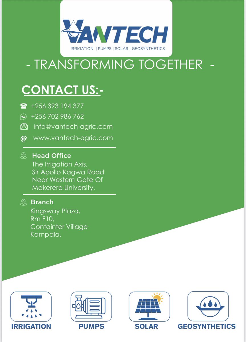 ivan_araari's tweet photo. Dear @ChiefMuzzukulu , am here looking for an investor to buy the business opportunities and plans with minimum investment requirements of UGshs 500M. The business has been in existence for the last 5 years (@VanTechAgrisln1 ). Am available for details on +256780267845 https://t.co/HBfT6bffbU