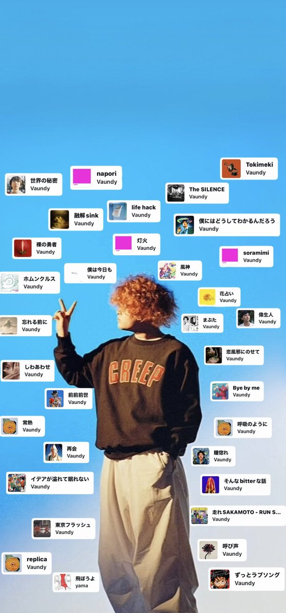 saka20040619's tweet image. たくさん反応いただけたホーム画面の元画像です！よければ使ってください！こーゆー画像作るの大好きだからまた違うの作るぞ！！
#vaundy 
#VAWS