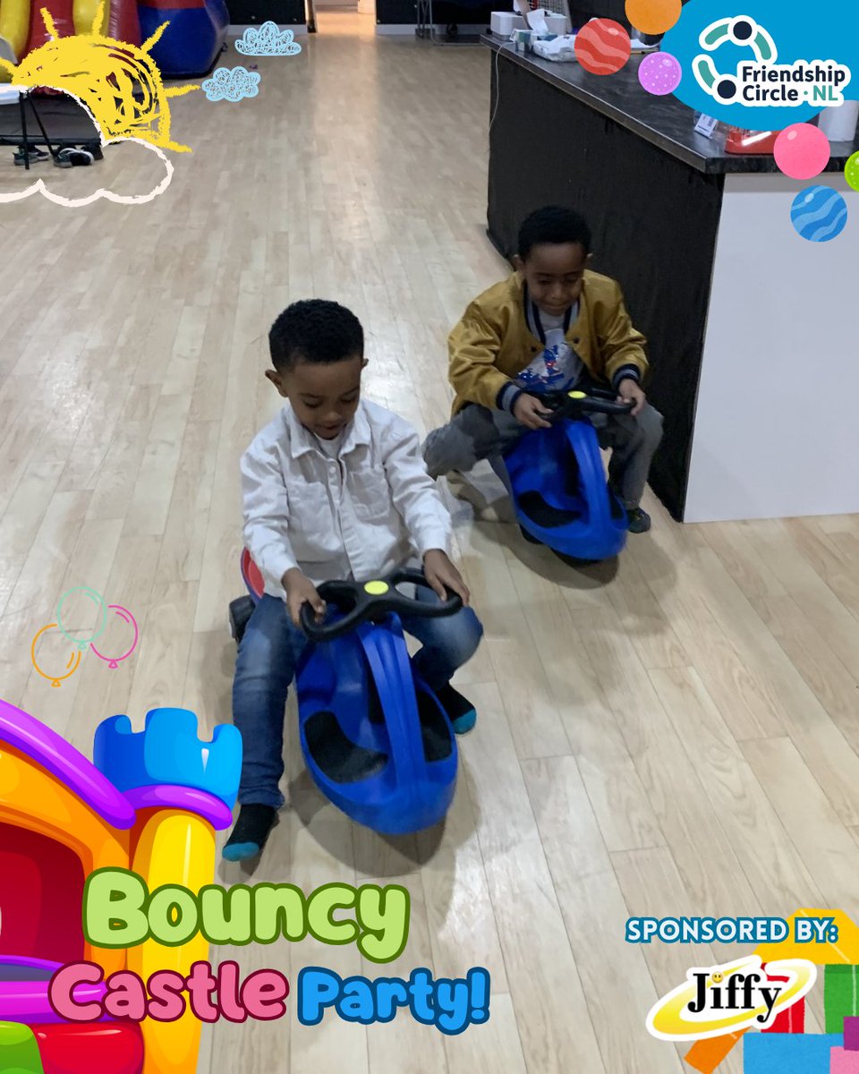 NLFriendship's tweet image. Some moments from our latest “Bouncy Castle Party!” on April 19th 🎉
Thank you all for joining us and making it such a fun and joyful day! 💙
A special thank you to @jiffycabs for helping make this event possible!
 #FriendshipCircle #stjohns #children #volunteering