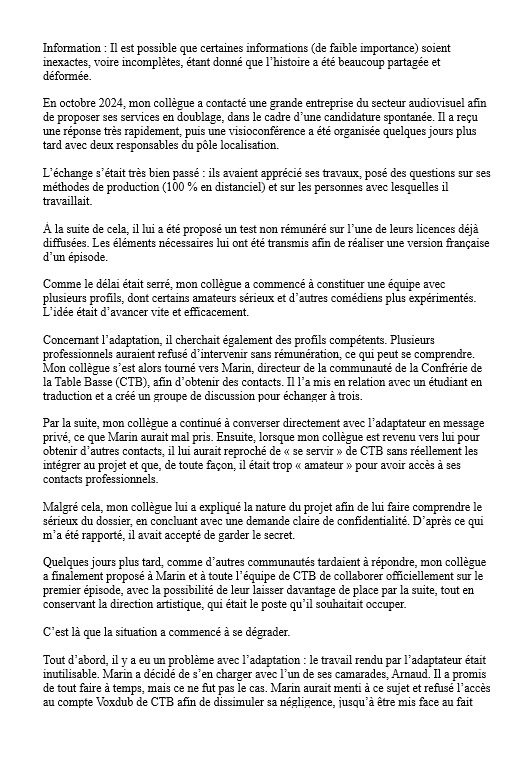 UserDataDemo's tweet photo. Nouveau témoignage.

Merci de ne pas chercher à connaître l'identité de la personne anonyme. Ce témoignage a été publié uniquement à titre informatif. https://t.co/tf8eCu3urE