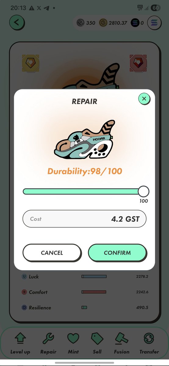 luis_sports's tweet image. Metas alcançadas!
Cap. 600 GST 
Luck L5
Agora é passear todos os dias com o gatinho #mooar #STEPN #STEPNGO #FSL 
Só vamos!!