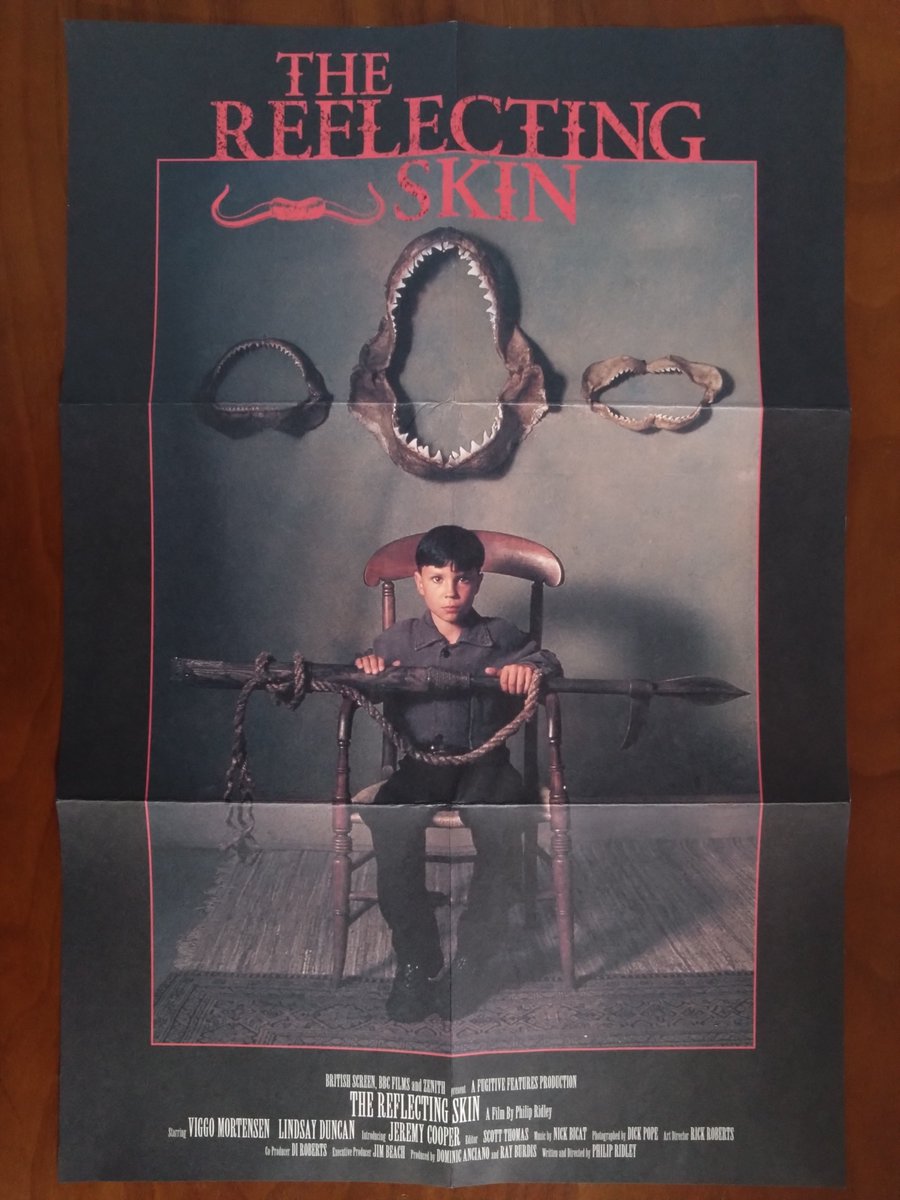 DVD「柔らかい殻」1990／イギリス／95分を27年振りに再鑑賞する。僕が好きな少年を主人公にしたミステリアスな作品で、1950年代のアイダホの風景を絶品レベルで表現しつつ、子供の妄想を見事に描いている。やや音楽と演技に大仰さがあり、殺人事件も凡庸ながら、この映像感覚は得がたいと思う。