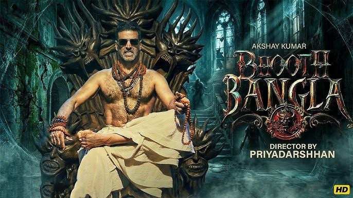 JDBOLEGAYT's tweet photo. #BhoothBanglaReview
(5/5) Vadhusur or madhav ke cgi and prosthetics were good. Last ka part thoda rush feel hua but overall I will say atleast it's better than #KartikAryan ki #BhoolBhulaiyaa 2 &amp; 3.
Overall it's a Good Family entertainment but only if you want Nostalgia...
⭐⭐/5 https://t.co/S4byxqgniV