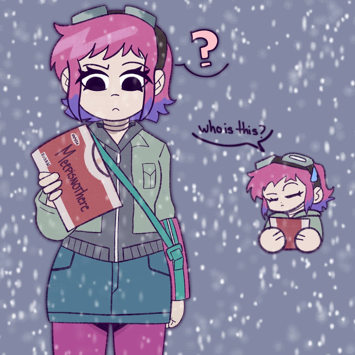 honxshi's tweet photo. a Ramona Flowers commission... I didn't liked it that much... #RamonaFlowers #ScottPilgrim https://t.co/Y1DMRBkKk8