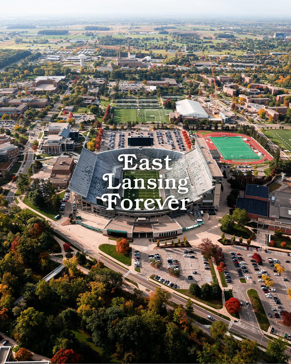 michiganstateu's tweet image. Always home. Forever a Spartan.