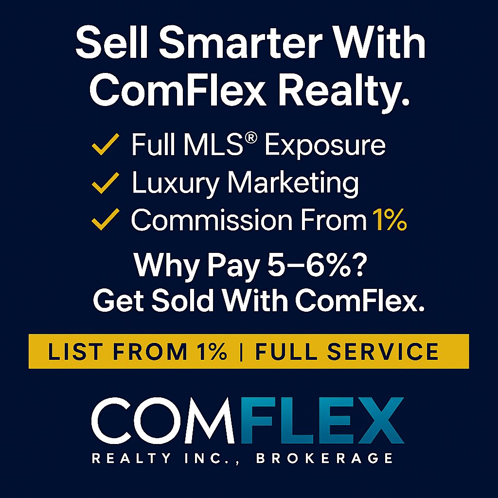 SOLDBYBRYANT's tweet image. Selling in Newmarket? ✅ Full service ✅ Professional marketing ✅ Only 1% commission
Sell smart with ComFlex Realty and keep more of your equity.

📞 905‑439‑2033 👉 soldbybryant.com/sellers/real-e…

#NewmarketRealEstate #NewmarketHomes #HomeForSale #RealEstateSavings
