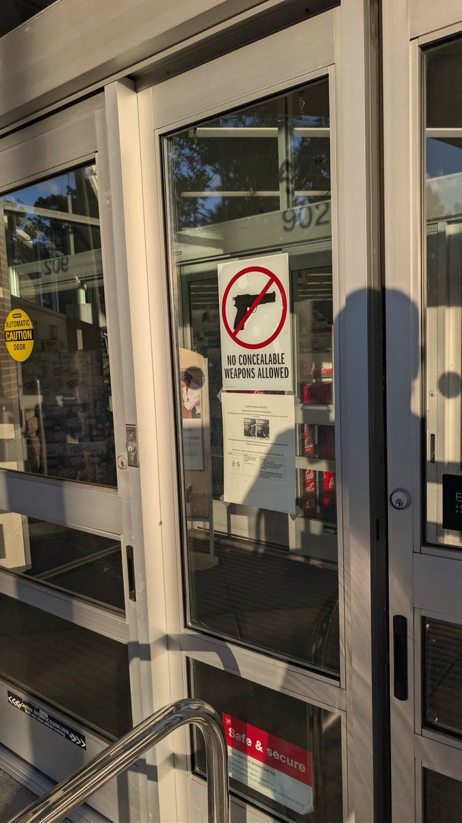 Its crazy how i use to shop at <a href="/Walgreens/">Walgreens</a> daily. Sometimes twice a day. Then these cute lil signs went up and now i drive right past. #2ndAmendment #GunFreeZonesDontWork