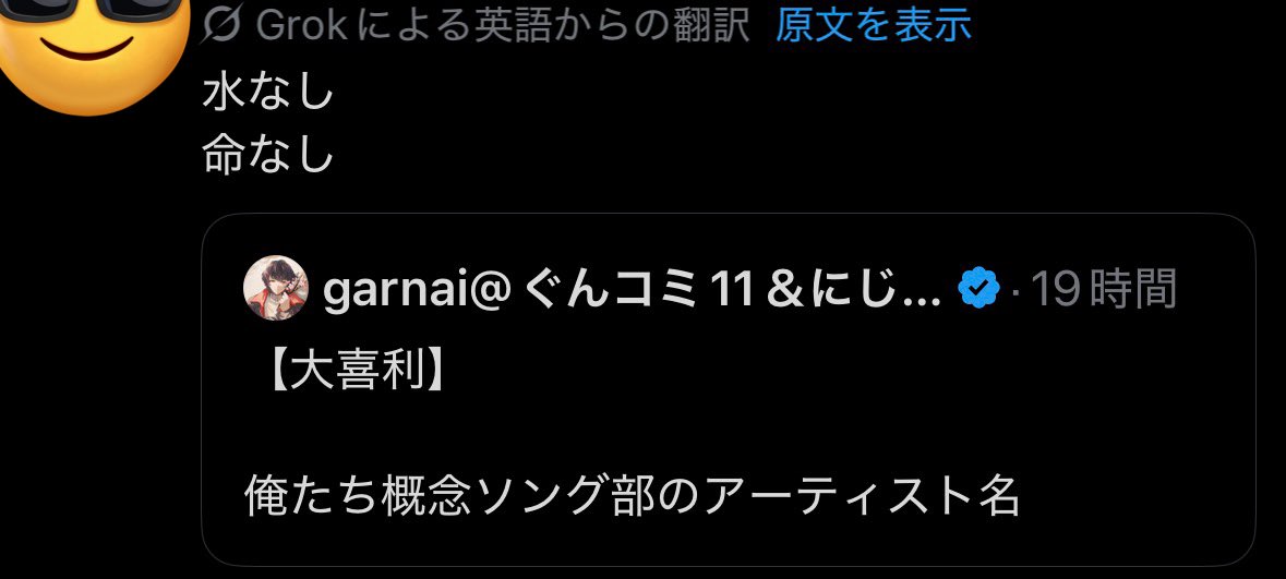 無情なガバ翻訳込みでガーナイ賞です🏆