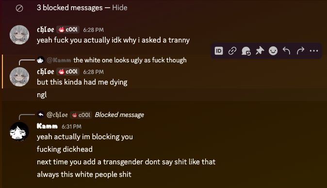 justtkammr's tweet image. was this a reasonable #crashout chat