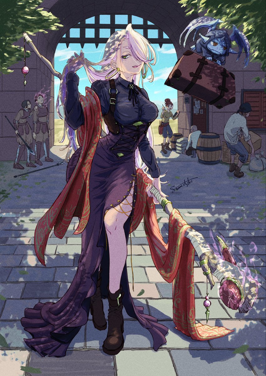 #私の絵の圧倒的なこだわり
このタグ使いたかった😆
世界観とか物語を感じさせる一次創作のイラスト描いてます✨和風からSF、ファンタジーまで節操ないけど、気に入ってくれる人がいたら嬉しい😋