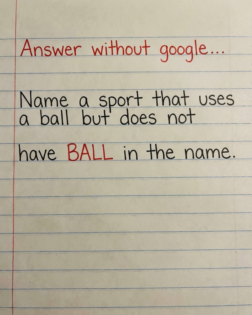 Can you think of an answer to this qestion ??? 🤔
