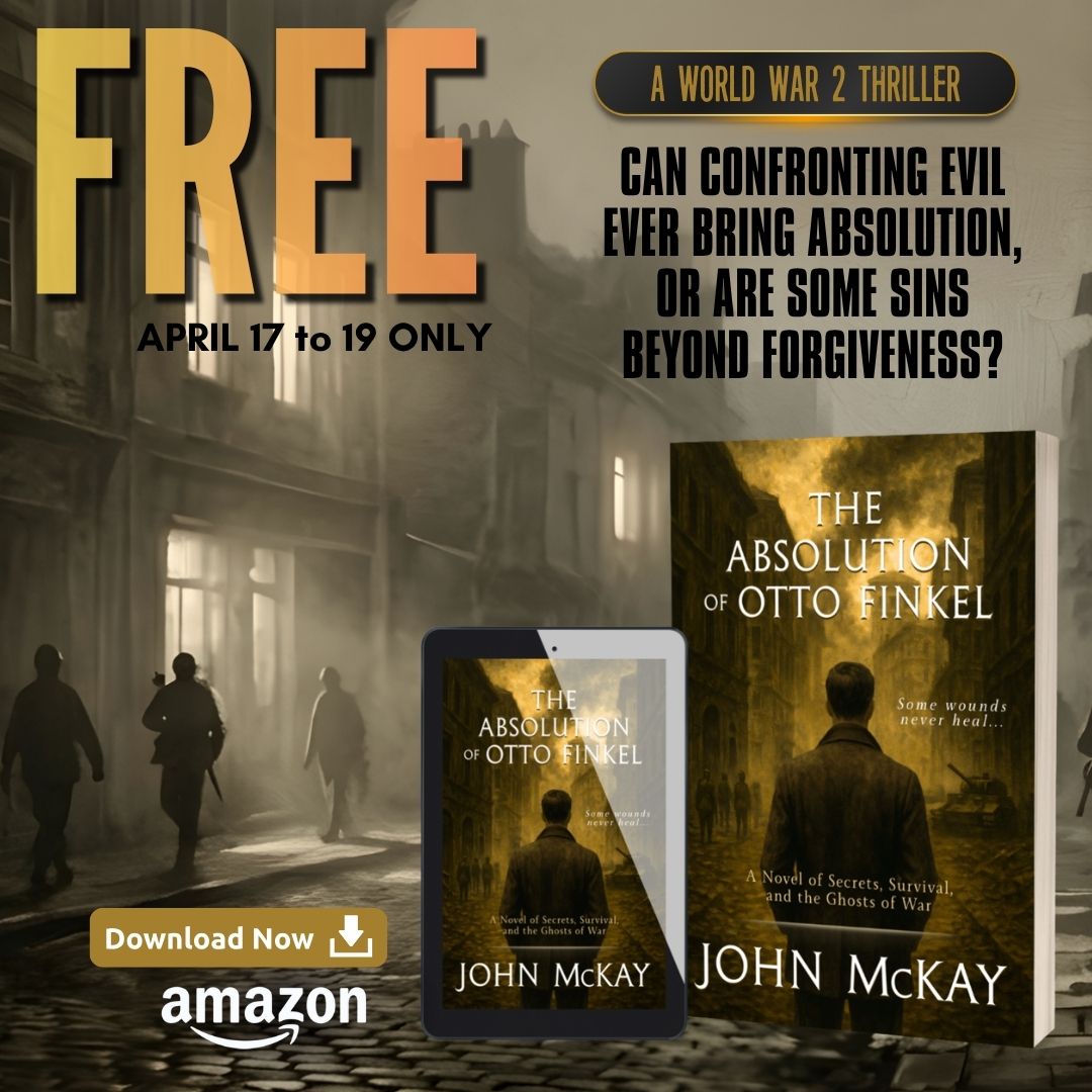 bookishspotlyt's tweet image. #Freebook Apr 17 to 19 only.
📌 mybook.to/absolutionofot… 

A Standalone Novel of Secrets, Survival and the Ghosts of #War

"Truly a unique take on a time of history that we will never forget."

Don't miss it! Get your copy.

@JohnMcKay68
#thriller #WW2 #histfic #mustread #books